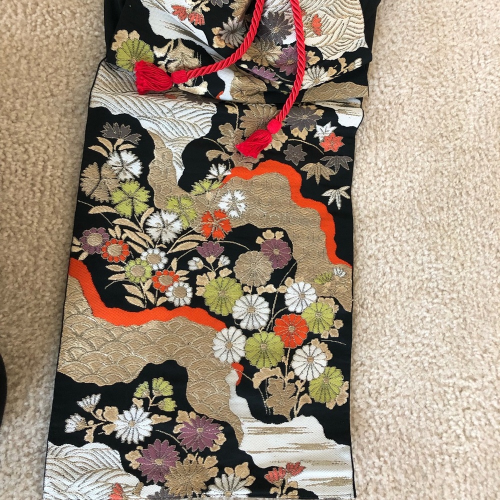 Japanese Obi Tapestry Wall Decor - Picture 2 of 3